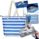 Suporte de praia para garrafas de vinho Wrea, com compartimento para alimentos e bebidas, ideal para uso ao ar livre.