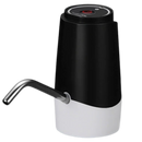 Bomba elétrica de água Danjastic preta, distribuidora e filtradora de água, com design compacto e funcional.