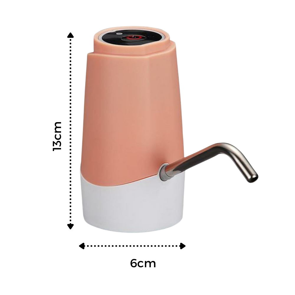 Bomba elétrica Danjastic para distribuição e filtragem de água, com design compacto e conexão de fluxo eficiente.