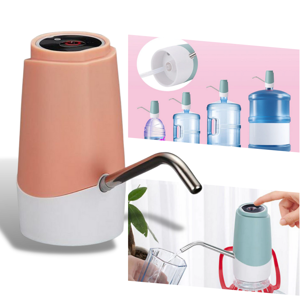 Bomba elétrica de água Danjastic para distribuição e filtragem de água, com foco na funcionalidade do distribuidor de água.