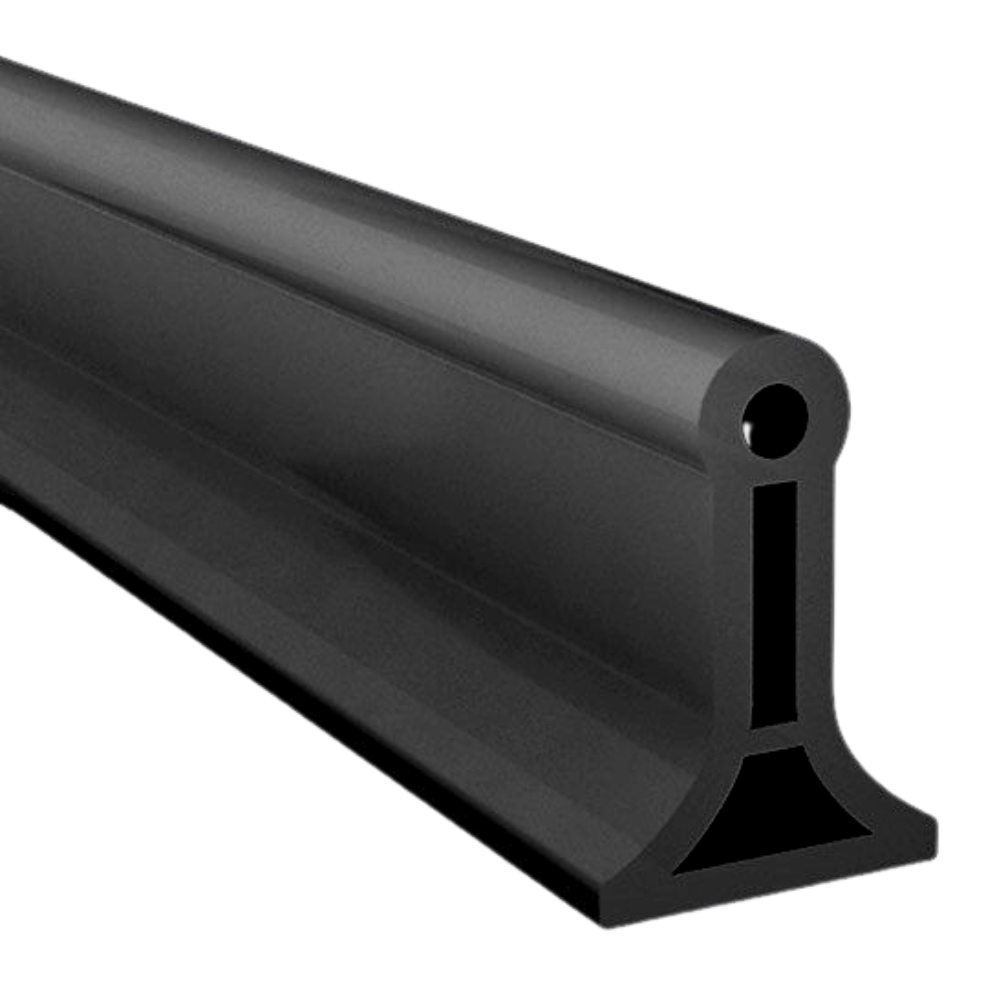 Faixa de silicone para vedação de água, acessório de banheiro da marca Sufanic, preta, usada para evitar vazamentos.