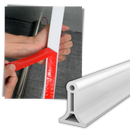 Faixa de silicone para vedação de água, acessório de banheiro Sufanic, com cola adesiva para vedação eficiente.