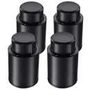 Conjunto de 4 tampas de vedação de ar para garrafas de vinho, acessório de bar da marca Cusimax, mantém o vinho fresco.