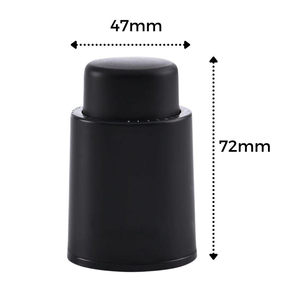Tampador de ar para garrafas de vinho da Cusimax, acessório de bar para vedar e conservar vinho aberto.