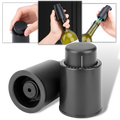 Rolha de ar para garrafas de vinho da marca Cusimax, acessório de bar para vedar e preservar o vinho.