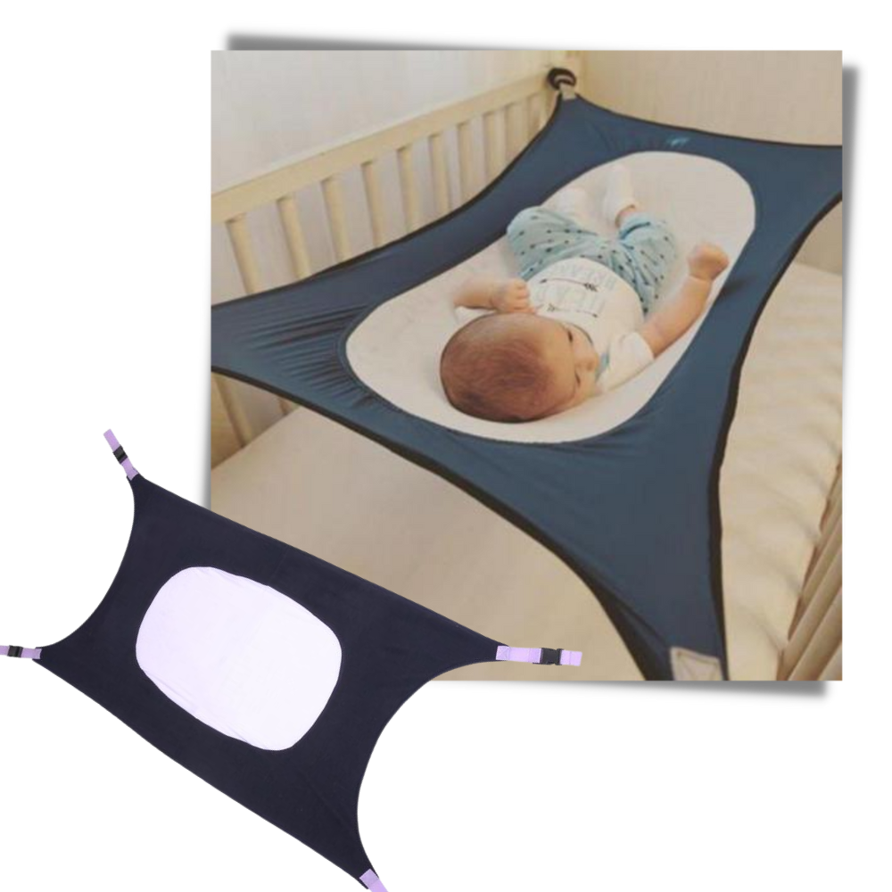 Balançoire hamac para bebê Baby Grand, assento confortável de tecido, suspensa por cordas, ideal para bebés recém-nascidos.