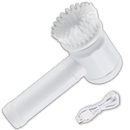 Escova de limpeza elétrica manual Kulashi para uso doméstico, com conexão USB e cerdas resistentes para limpeza eficiente.