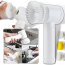 Escova de limpeza elétrica Kulashi para uso doméstico, ferramenta manual para facilitar a limpeza de superfícies.