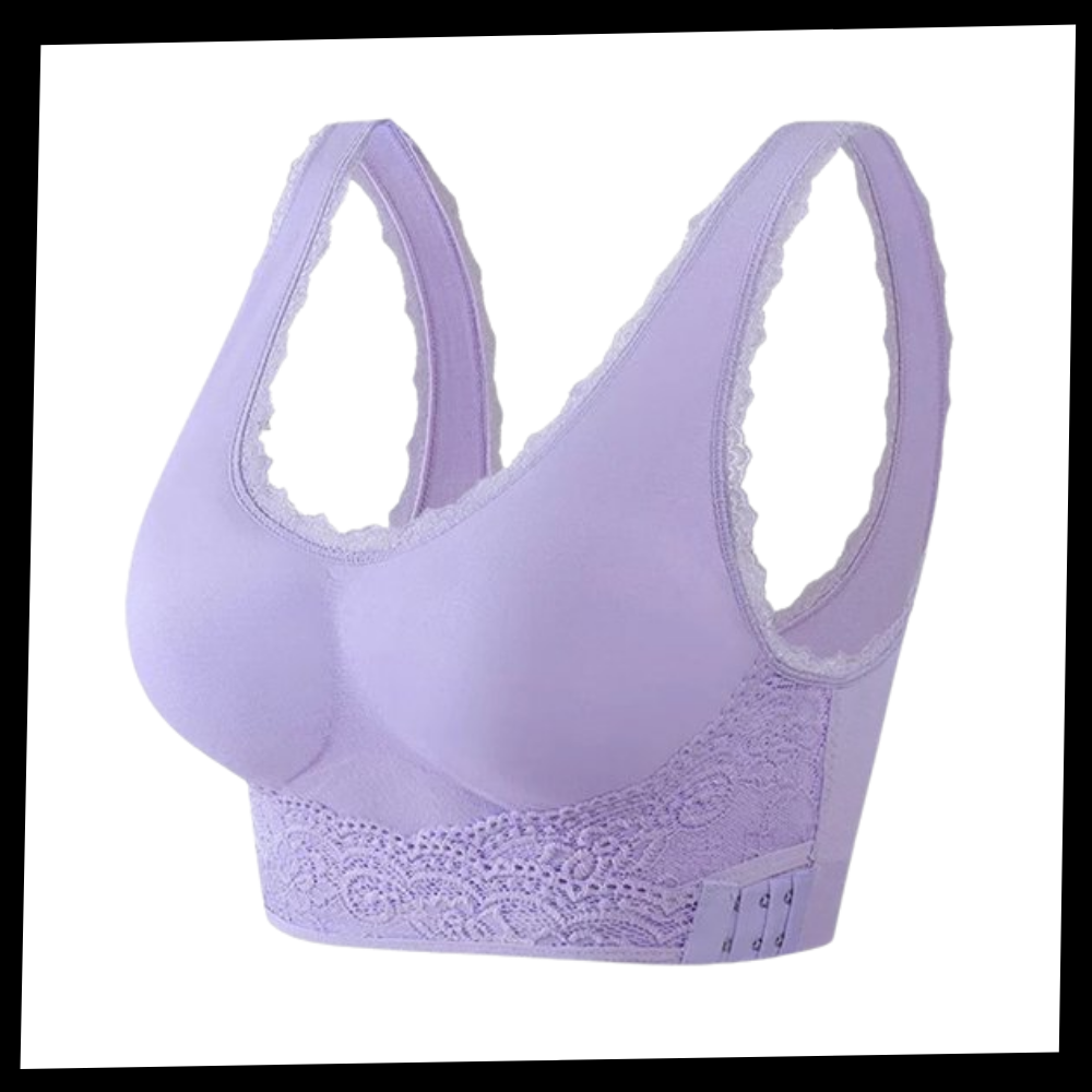 Soutien-gorge push-up sem costura e sem fio da Bali, com copa acolchoada, ideal para conforto e suporte diário.