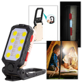 Lanterna de bolso LED à prova d'água e ajustável da First Deal, com luz potente e design compacto para uso ao ar livre.