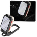 Lanterna de mão LED à prova d'água e ajustável da marca First Deal, ideal para uso em ambientes externos e trabalhos.