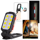 Lanterna de bolso LED à prova d'água e ajustável da First Deal, com luz potente e design compacto para uso ao ar livre.