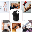 Bandagem respirável profissional para o punho, ideal para treino e fitness, marca Unique Bargains, mostrando suporte para o punho.