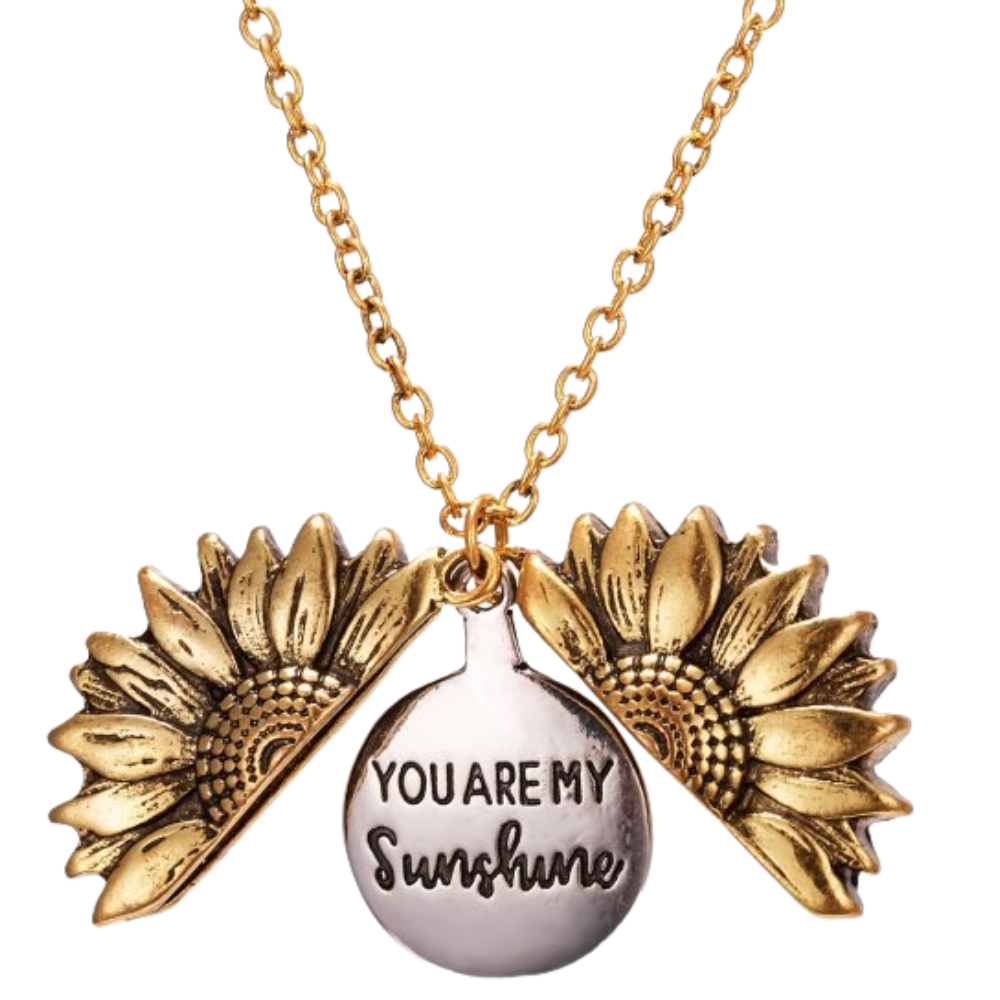 Pingente de sol com design de girassol dourado, brinco da coleção de pêndentes e brincos Ardorlove, acessório delicado e elegante