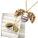 Pingente de girassol da marca Ardorlove, peça decorativa de brinco ou colar com design exclusivo em metal dourado.