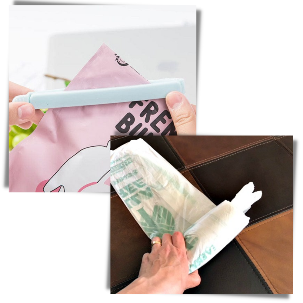 Conjunto de 15 clips de vedação Colcolo para sacos de alimentos, fácil de usar, ideal para armazenamento de alimentos.