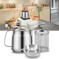 Panela de fritura em aço inoxidável 2 em 1 da Loviver, eletrodoméstico de cozinha com design resistente e funcionalidade dupla.