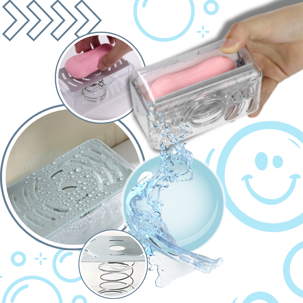 Distributeur de savon 2 en 1 de la marque Unique Bargains, montrant deux compartiments pour savon et lotion.