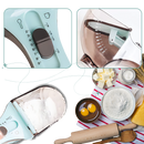 Colher medidora ajustável 2 em 1 da Duztion, utensílio de cozinha para medir líquidos e ingredientes com precisão.