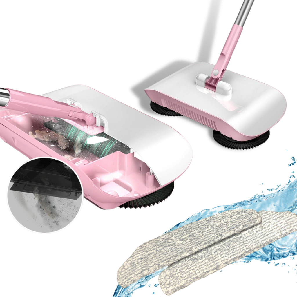 Varredeira automática 2-em-1 da Jeashchat para limpeza doméstica, com função de despejo fácil e eficiente.