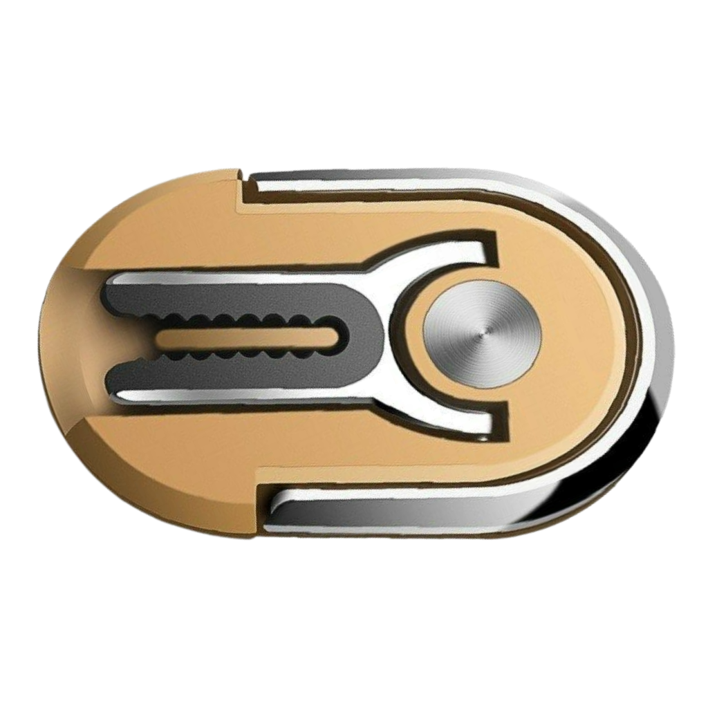 Suporte para telefone 2 em 1 com anel de apoio dourado da Lzndeal, ideal para segurar e apoiar o celular facilmente.