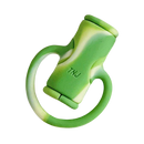 Enrouleur de câble de silicone 2 en 1 de la marque Shaperme, en vert, pour organiser et gérer facilement les câbles.