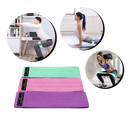 Conjunto de 3 faixas de resistência Eastjing para exercícios, com manual e bolsa de malha, ideal para iniciantes e atletas.