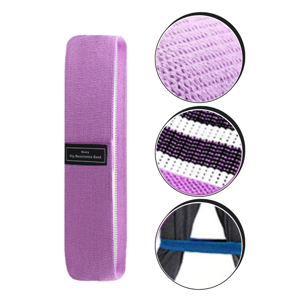 Conjunto de 3 faixas de resistência para exercícios da Eastjing, com manual e bolsa de malha, feitas de material antideslizante.