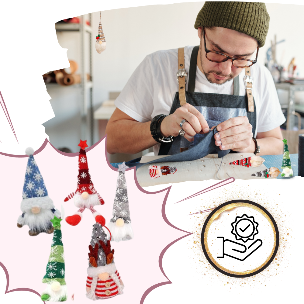 Calendário de Advento Lutin da Travelwant com contagem regressiva de 31 dias para decoração natalina.