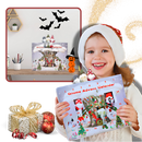 Calendário de Advento com Gnomo de Natal da Travelwant, decoração sazonal com contagem regressiva de 31 dias para o Natal.