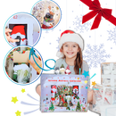 Calendário de Advento Lutin da Travelwant com contagem regressiva de 31 dias, decoração natalina mágica para o Natal.