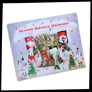 Calendário de Natal com gnome e contagem regressiva de 31 dias, decoração natalina da Travelwant para a temporada festiva.