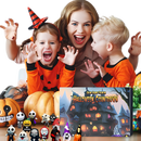 Calendário de contagem regressiva de Halloween da Seyurigaoka com 31 janelas para decorar a temporada de festas.