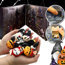 Calendário de contagem regressiva de Halloween Seyurigaoka com 31 portas decorativas para contagem de festas de Halloween.