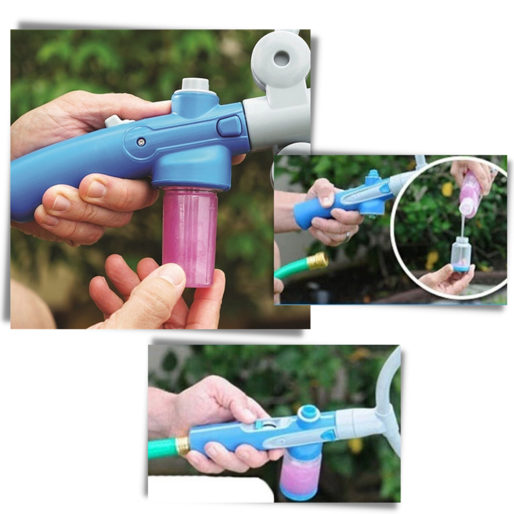 Dispositivo de banho 360° para animais de estimação Traexpress, fácil de usar, para cães e gatos, equipamento de higiene pet