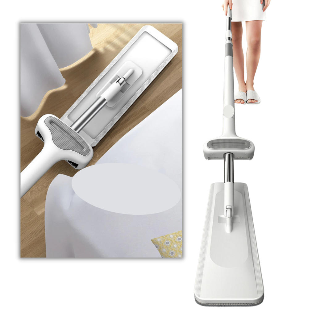 Balai à franges rotativo Uscallm de 360º para limpeza da casa, com design compacto e fácil de girar.