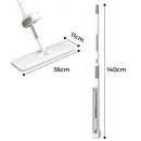 Balde com esfregão rotativo de 360º da Uscallm para limpeza doméstica, com design prático e eficiente.