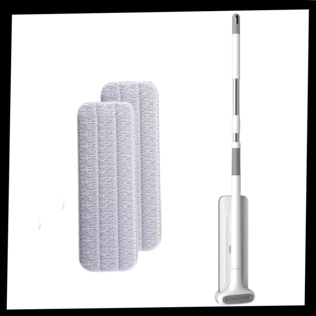 Balai à franges rotativo Uscallm para limpeza doméstica, com rotação de 360 graus, ideal para pisos eficientes.