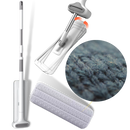 Mop rotativo de franges 360º da Uscallm para limpeza doméstica, com estrutura de alta qualidade e fácil manuseio