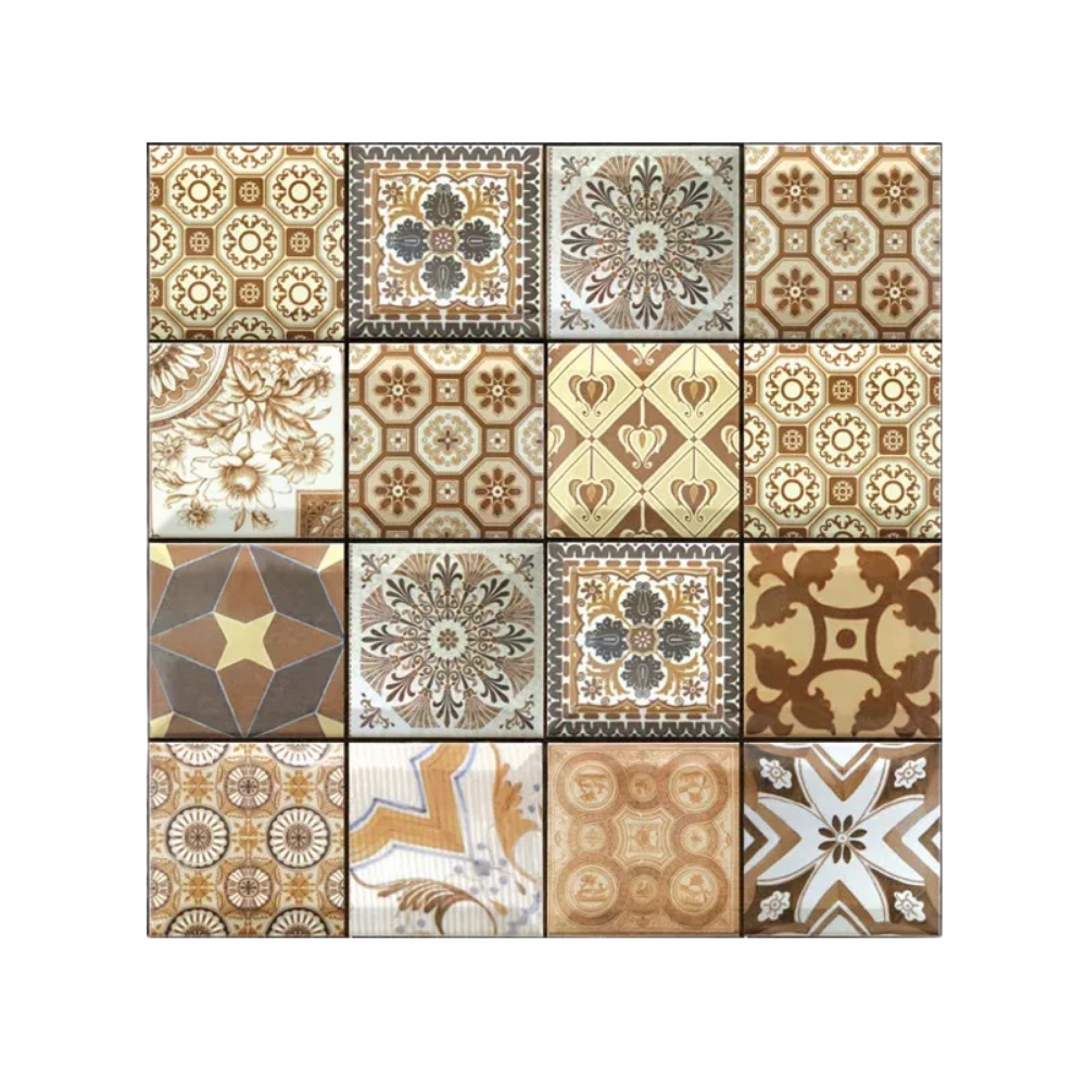 Revestimento de parede em papel de parede 3D da Universal com mosaico de espuma para decoração fácil de colar e remover.
