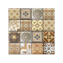 Revestimento de parede em papel de parede 3D da Universal com mosaico de espuma para decoração fácil de colar e remover.