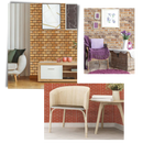 Revestimento de parede em papel de parede 3D da Universal com mosaicos de espuma decorativos para interior.