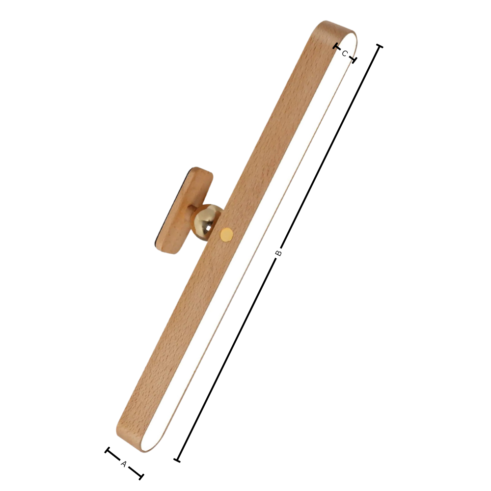 Barra luminosa de iluminação com três níveis de intensidade, luminária de espelho da marca Elecwish, luminária de alta qualidade