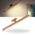 Barra de iluminação com três níveis de regulação, luminária de banheiro da marca Elecwish, com luz branca brilhante.