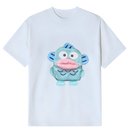 Shorts Buluew-s Tee com estampa 3D do Shin Chan e pocheira integrada, design divertido e confortável para o dia a dia.
