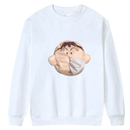 Shorts Buluew-s Tee com estampa 3D do Shin Chan e bolso integrado, tecido confortável e design divertido, ideal para o dia a dia.