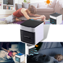 Climatizador portátil 3 em 1 Favson para aquecimento, resfriamento e umidade, com controle e painel digital.