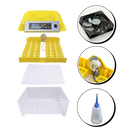 Incubador automático de ovos Yescomusa para 48 ovos, feito de material durável, usado para incubação e criação de aves.