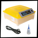 Incubador automático de ovos Yescomusa para 48 ovos, equipamento de criação com controle de temperatura e umidade.