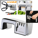 Aiguiseur de couteaux de cuisine Wewdigi 4 en 1, électroménager compact pour affûter et entretenir les lames de couteaux.